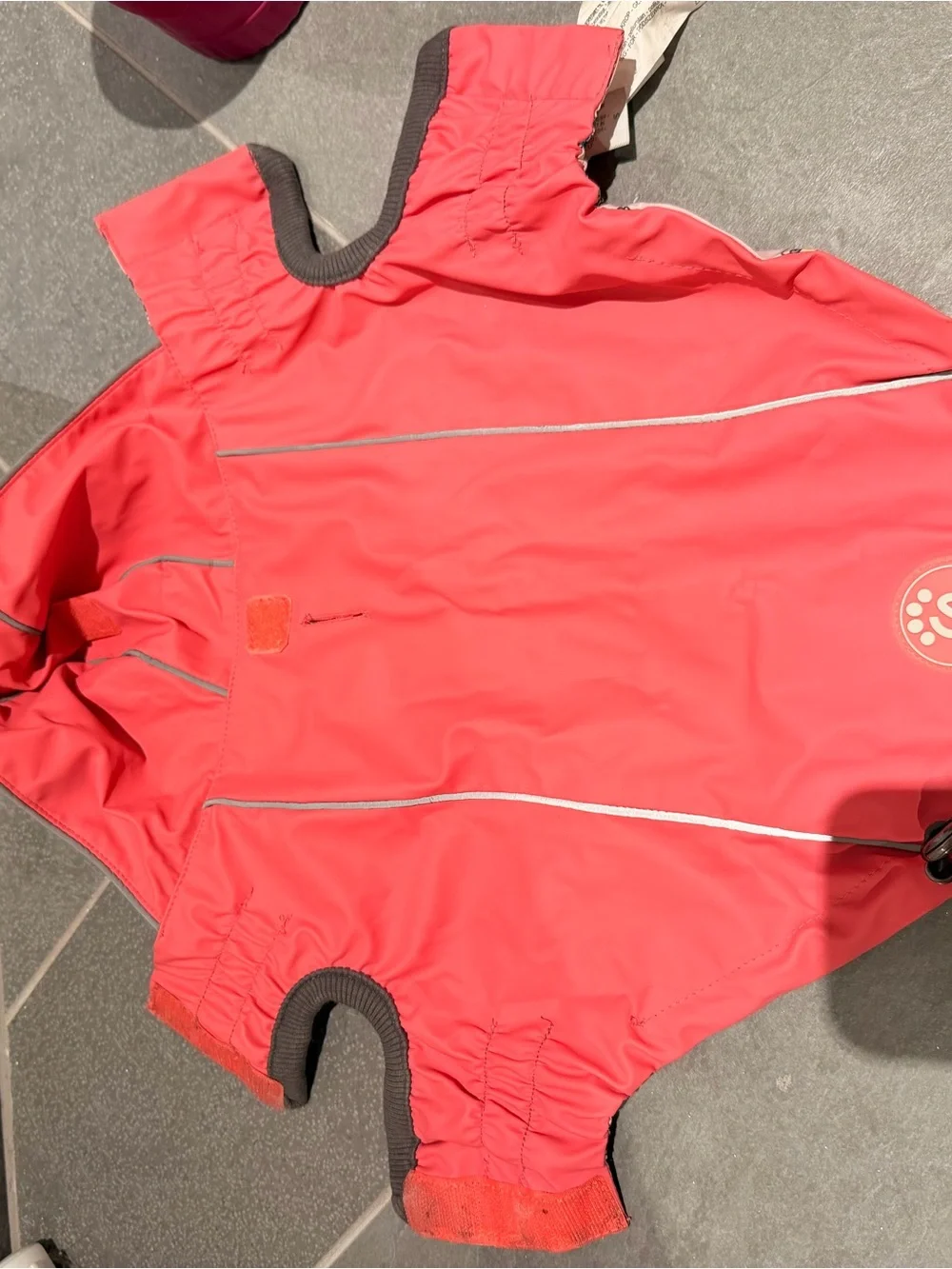 Reversible Dog raincoat